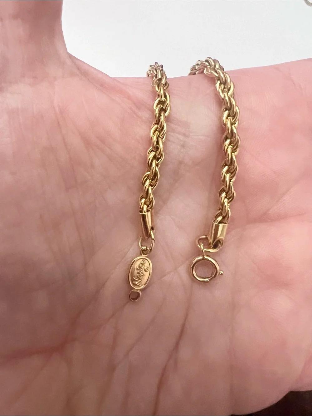 Napier Gold-Tone Twisted Rope Bracelet